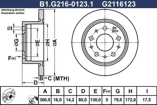 Galfer B1.G216-0123.1 - Kočioni disk www.molydon.hr