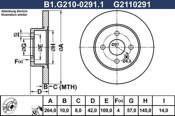 Galfer B1.G210-0291.1 - Kočioni disk www.molydon.hr