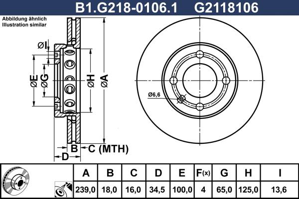 Galfer B1.G218-0106.1 - Kočioni disk www.molydon.hr