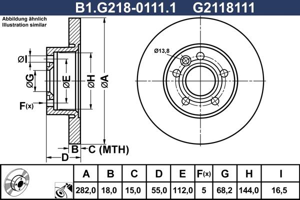 Galfer B1.G218-0111.1 - Kočioni disk www.molydon.hr