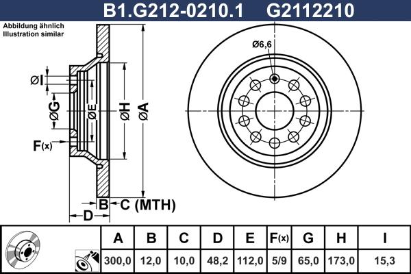 Galfer B1.G212-0210.1 - Kočioni disk www.molydon.hr