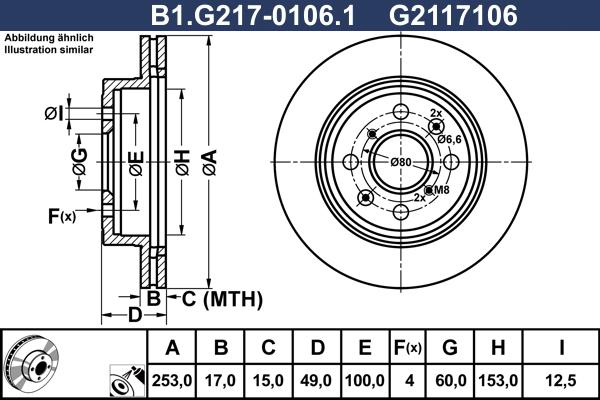 Galfer B1.G217-0106.1 - Kočioni disk www.molydon.hr