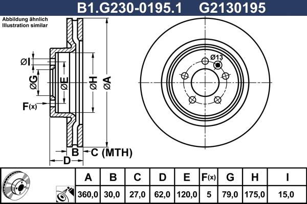 Galfer B1.G230-0195.1 - Kočioni disk www.molydon.hr