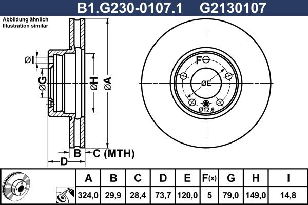 Galfer B1.G230-0107.1 - Kočioni disk www.molydon.hr