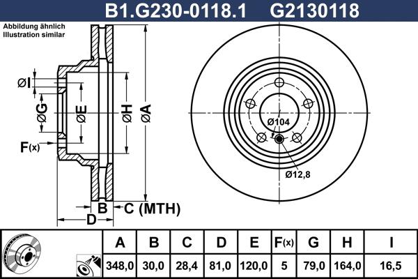 Galfer B1.G230-0118.1 - Kočioni disk www.molydon.hr