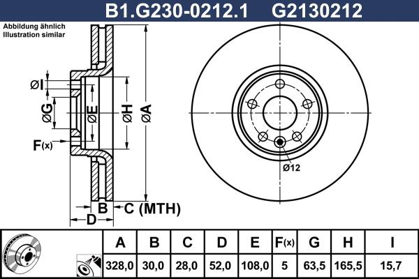 Galfer B1.G230-0212.1 - Kočioni disk www.molydon.hr