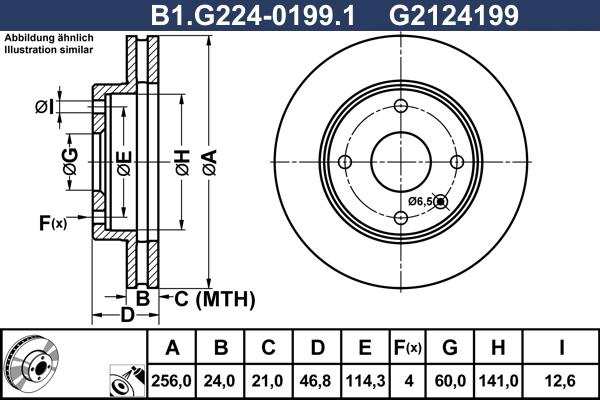 Galfer B1.G224-0199.1 - Kočioni disk www.molydon.hr