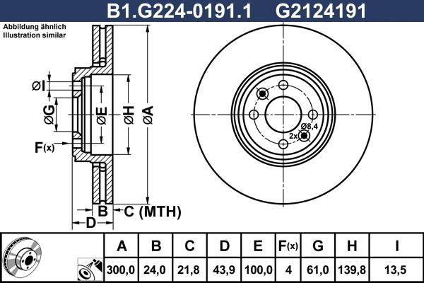 Galfer B1.G224-0191.1 - Kočioni disk www.molydon.hr