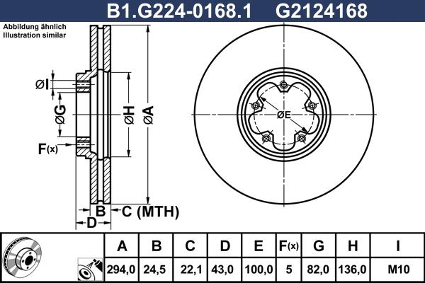 Galfer B1.G224-0168.1 - Kočioni disk www.molydon.hr