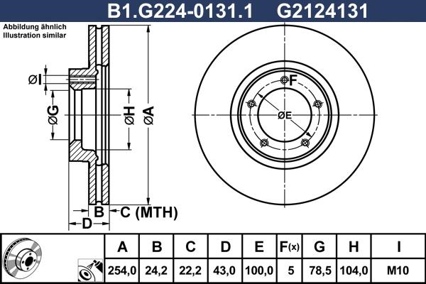 Galfer B1.G224-0131.1 - Kočioni disk www.molydon.hr