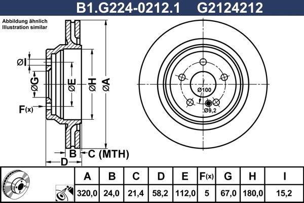 Galfer B1.G224-0212.1 - Kočioni disk www.molydon.hr