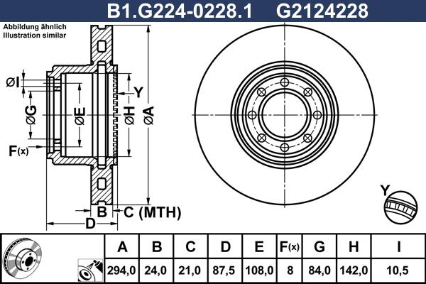 Galfer B1.G224-0228.1 - Kočioni disk www.molydon.hr