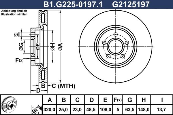 Galfer B1.G225-0197.1 - Kočioni disk www.molydon.hr