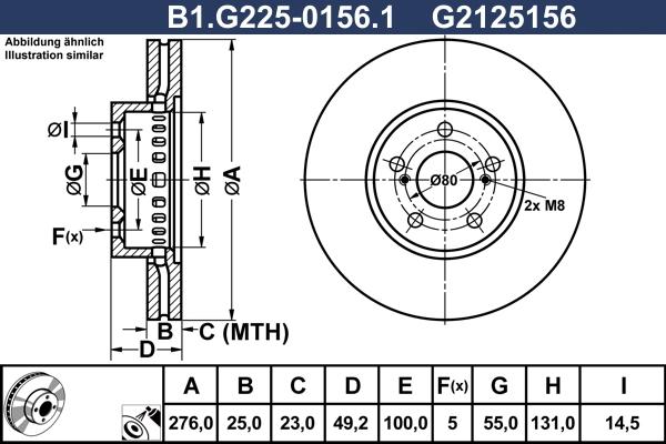 Galfer B1.G225-0156.1 - Kočioni disk www.molydon.hr