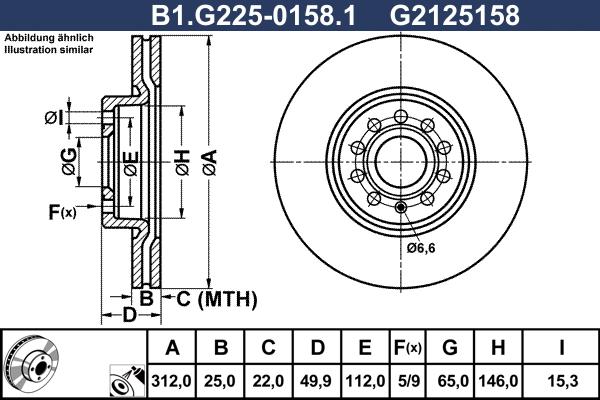 Galfer B1.G225-0158.1 - Kočioni disk www.molydon.hr