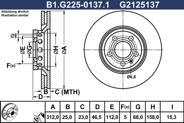 Galfer B1.G225-0137.1 - Kočioni disk www.molydon.hr