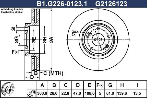 Galfer B1.G226-0123.1 - Kočioni disk www.molydon.hr