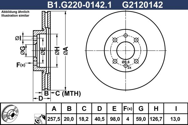 Galfer B1.G220-0142.1 - Kočioni disk www.molydon.hr