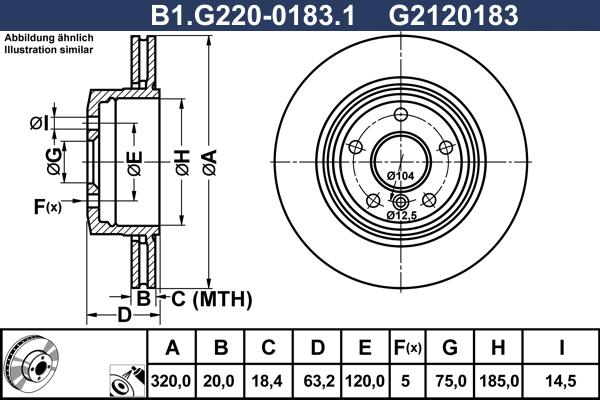 Galfer B1.G220-0183.1 - Kočioni disk www.molydon.hr