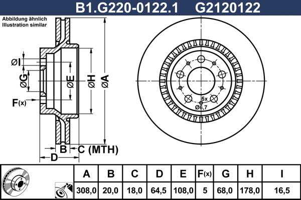 Galfer B1.G220-0122.1 - Kočioni disk www.molydon.hr