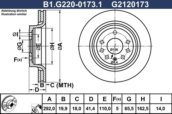 Galfer B1.G220-0173.1 - Kočioni disk www.molydon.hr