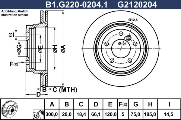 Galfer B1.G220-0204.1 - Kočioni disk www.molydon.hr