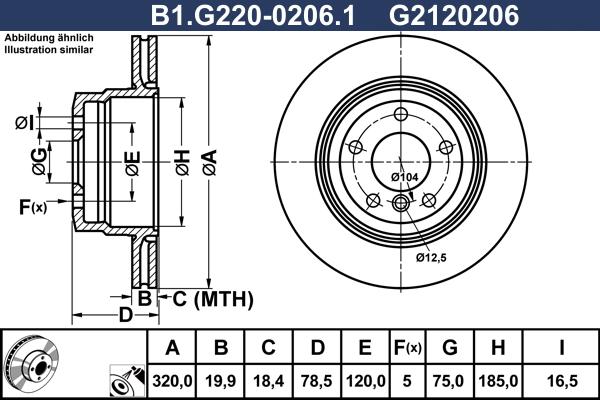 Galfer B1.G220-0206.1 - Kočioni disk www.molydon.hr