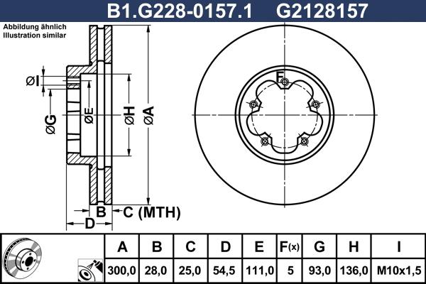 Galfer B1.G228-0157.1 - Kočioni disk www.molydon.hr