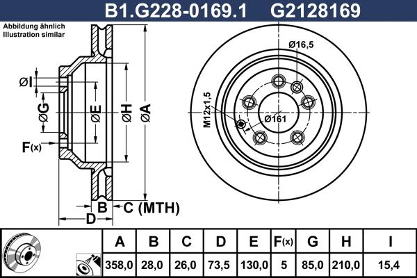 Galfer B1.G228-0169.1 - Kočioni disk www.molydon.hr