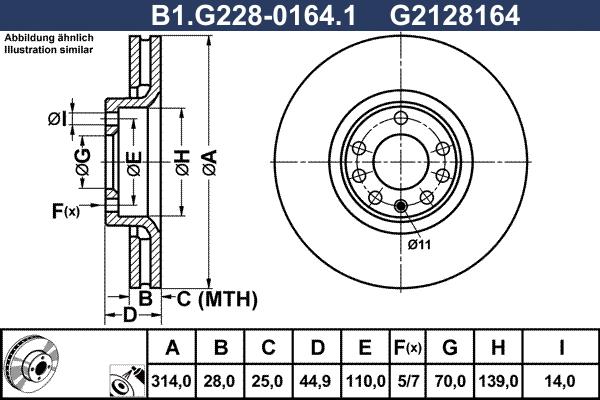 Galfer B1.G228-0164.1 - Kočioni disk www.molydon.hr