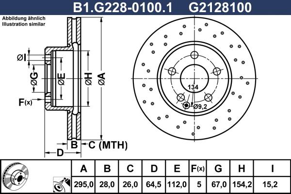 Galfer B1.G228-0100.1 - Kočioni disk www.molydon.hr