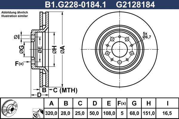 Galfer B1.G228-0184.1 - Kočioni disk www.molydon.hr