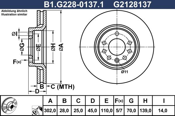 Galfer B1.G228-0137.1 - Kočioni disk www.molydon.hr