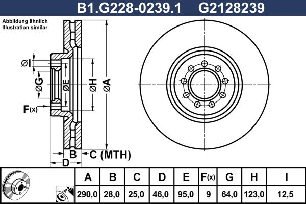 Galfer B1.G228-0239.1 - Kočioni disk www.molydon.hr