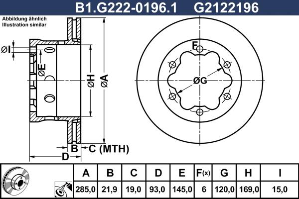 Galfer B1.G222-0196.1 - Kočioni disk www.molydon.hr