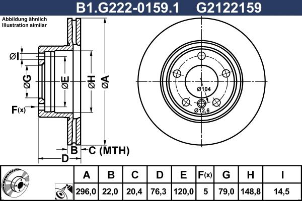 Galfer B1.G222-0159.1 - Kočioni disk www.molydon.hr