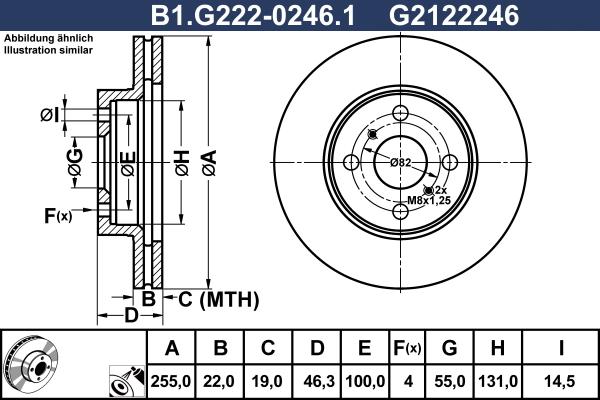 Galfer B1.G222-0246.1 - Kočioni disk www.molydon.hr