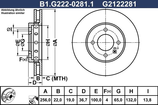 Galfer B1.G222-0281.1 - Kočioni disk www.molydon.hr