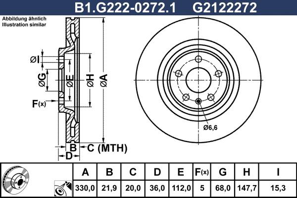 Galfer B1.G222-0272.1 - Kočioni disk www.molydon.hr