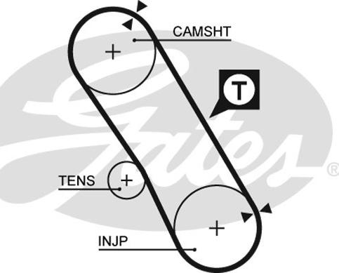 Gates K045309XS - Komplet zupčastog remena www.molydon.hr