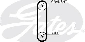 Gates T351HOB - Zupčasti remen  www.molydon.hr
