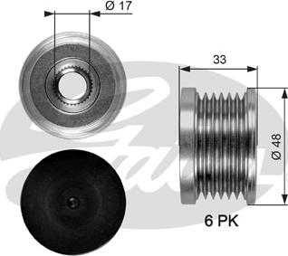 Gates OAP7054 - Remenica, alternator www.molydon.hr