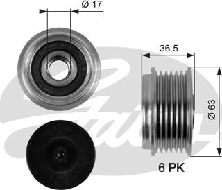 Gates OAP7051 - Remenica, alternator www.molydon.hr