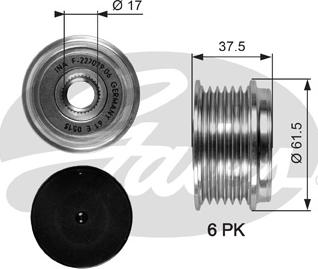 Gates OAP7075 - Remenica, alternator www.molydon.hr