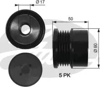 Gates OAP7157 - Remenica, alternator www.molydon.hr