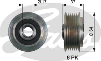 Gates OAP7160 - Remenica, alternator www.molydon.hr