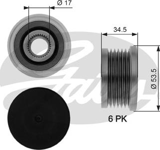 Gates OAP7109 - Remenica, alternator www.molydon.hr