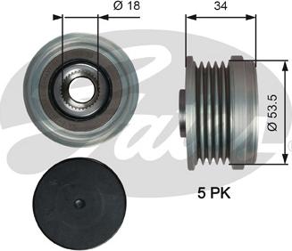 Gates OAP7202 - Remenica, alternator www.molydon.hr