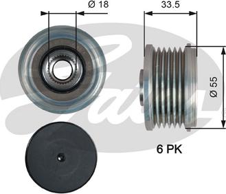 Gates OAP7216 - Remenica, alternator www.molydon.hr