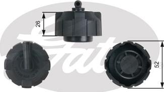 Gates RC213 - Čep posude  za rashladnu tekućinu www.molydon.hr